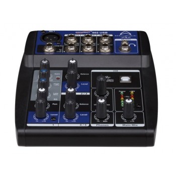 Wharfedale CONNECT502USB Connect502 micro-mixer with USB, 5 inputs, 2 outputs