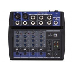 Wharfedale CONNECT802USB Connect802 micro-mixer with USB, 8 inputs, 2 outputs