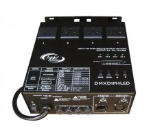 Light Emotion DMXDIM4LED DMX Dimming Pack 4 Channel suitable for LED fixtures, chasing function.