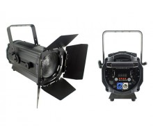 Light Emotion Professional FRES120CW 120w Cool White LED Fresnel with Barn Doors 15-55 degree zoom