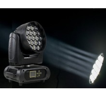 Event Lighting M19W15RGBW Moving head zoom wash 19 x 15W RGBW LEDs pixel control and 5-36 degree zoom