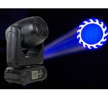 Event Lighting M1S75W Moving head profile spot 1 x 75W LED, colour wheel, rotating gobo wheel, 3/8 facet prism, frost, dimmer, strobe, RDM