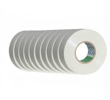 Nitto PVCTAPE203ENITTO_WHITE 10PACK 203E PVC Electrical Tape 10 Pack &#8211; White