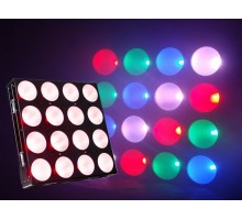 Event Lighting PAN4X4X30 LED Pixel panel with 4 x 4 30W RGB, Power-con in and out, 3 and 5 pin DMX