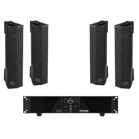 Wharfedale SIGMAV4P1 4 x SIGMAV4 Installation Speakers, 1 X CPD1000 Power Amp