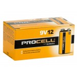 Procell BATPC9V12 by Duracell 9V Pack of 12 Batteries