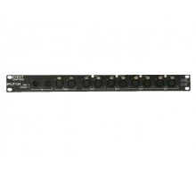 Event Lighting SPLIT24 1 In and 4 Out and 1 Through - Optical DMX splitter, both 5 and 3 pin XLR on all I/O, rack mountable