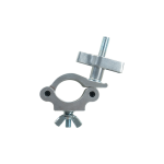 CLAMPP50WS - Silver Aluminium Pipe Clamp Suits 38 - 51mm tube, 50mm width, WLL 500Kg