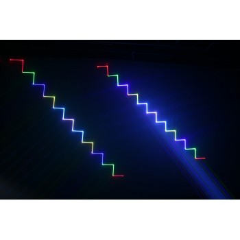 Event Lighting Lite EL1000RGB 1W RGB Analogue 15K scanning animation laser with ILDA