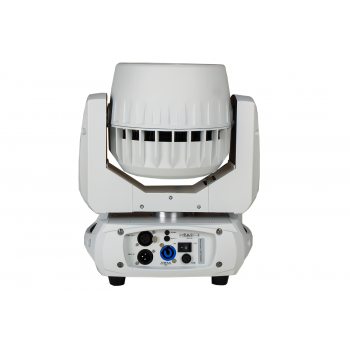 LM7x30W - Moving Head Zoom Wash - 7 x 30W RGBW, 6-60° motorised zoom - (WHITE CHASSIS)