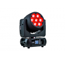 LM7x30 - Moving Head Zoom Wash - 7 x 30W RGBW, 6-60° motorised zoom