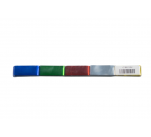 CFMC01RM - Confetti 2cm*5cm Flameproof Metallic Multi colour rectangles in 100g sleeve