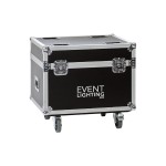 PAR12BDCASEWC - Road Case to suit 12X8 & 12X12 Par Cans with Barn Doors and 100mm tall clamps, fits 8 units