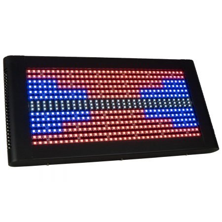 STUNNER400 - Hyrbid Strobe and Eye Candy Effect with 36 RGB segment control - 432 x 0.2W RGB LEDs and 90 x 3W White LEDs