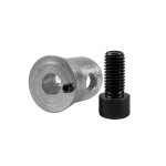 TC1C - Trussing Single Coupler / Spigot with location pin (Hollow - bolted through) and M10 Allen bolt.
