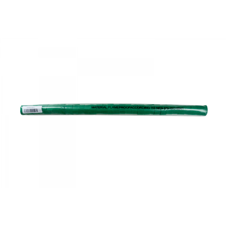 CFDG32STP - Confetti 1.5cm*10m Flameproof Paper Dark Green Streamer in 32 pack sleeve