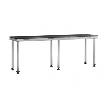 ST2412 - 2440 x 1220 stage top with rail lock system and recessed stage skirt velcro and leg storage clips