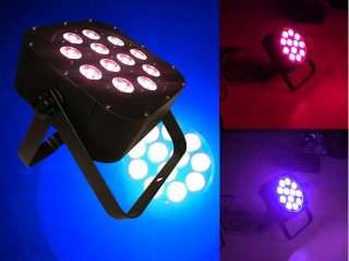 12 x 10W FLAT RGBWUV LED