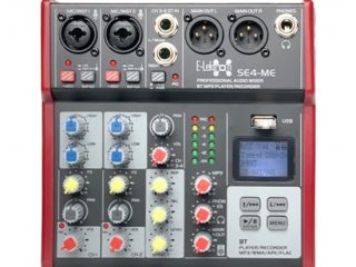 2 Mic / 4 Stereo Mixer with Bluetooth/USB playback