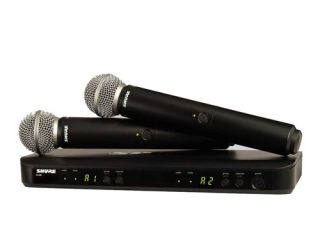 Shure BLX288 / SM58- Dual Channel Wireless Mic System