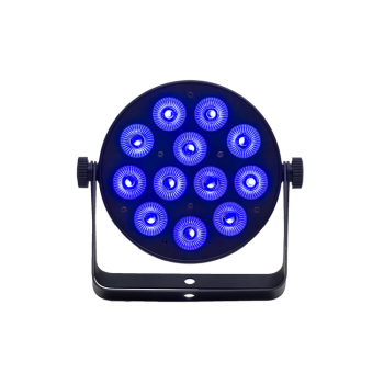 PAR12X12L - Par 12 x 12W RGBWAU, Aluminium Fanless Housing, IEC in and out, IR Remote Included - Image 4