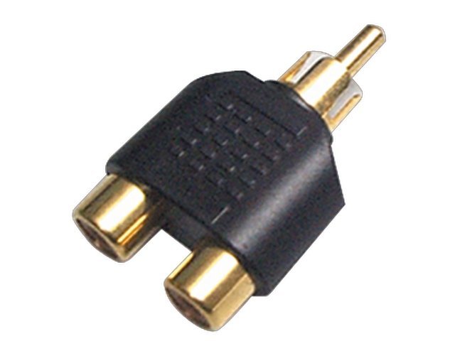SoundKing RM2RF2 2 PACK Double RCA-F to RCA-M Adapter