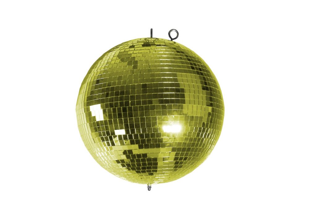 MB12G - Mirror ball - 12" (30cm) - Gold - Image 3