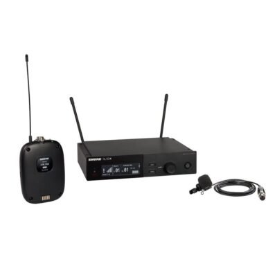 Shure SLXD14W85MH57 Digital Wireless System w/ WL185m Mic & SLXD4 Receiver (H57)