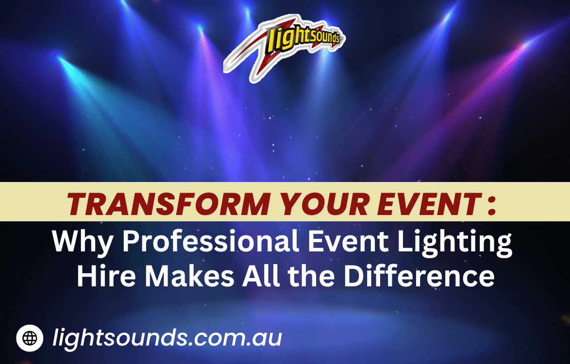 Event lighting hire for weddings and parties in Australia