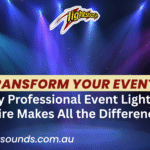 Event lighting hire for weddings and parties in Australia