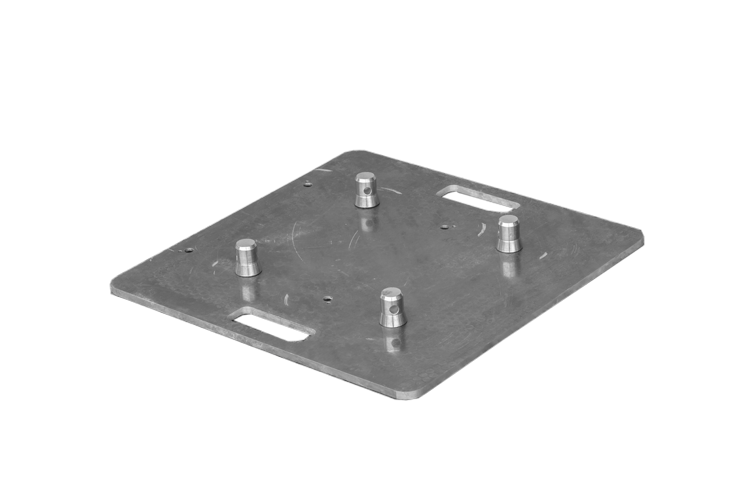 TB500A - 290mm Aluminium Spigot Box Truss Base Plate (500mm)
