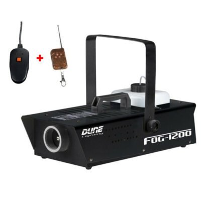01 DL 1200W Powerful Fog Smoke Machine Wire & Wireless Remote Controller