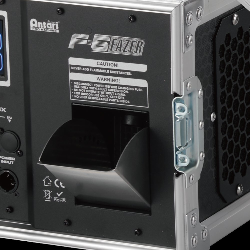 F6 - 1450W Faze Machine with DMX Capabilities in Road Case - Image 3