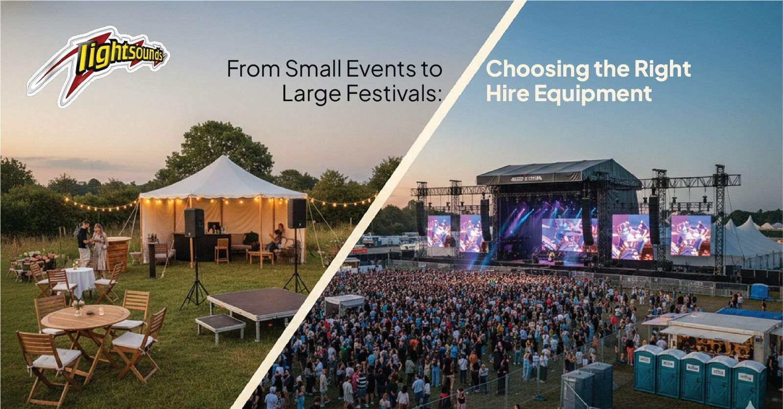 From Small Events to Large Festivals Choosing the Right Hire Equipment