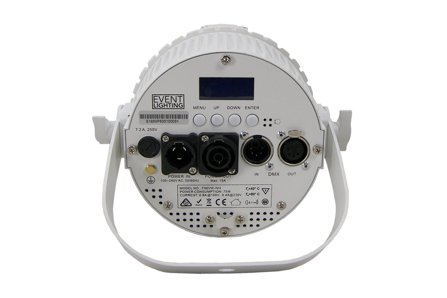 F96VW-WH - Variable White Fresnel with Manual Zoom (White) - Image 4