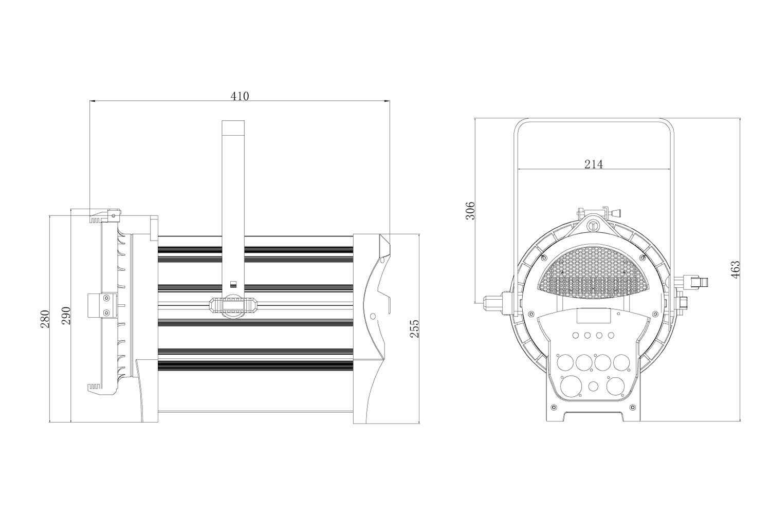 OPERA300FCF - Fresnel LED Engine with 300W RGBALC with Motorised Zoom - Image 14