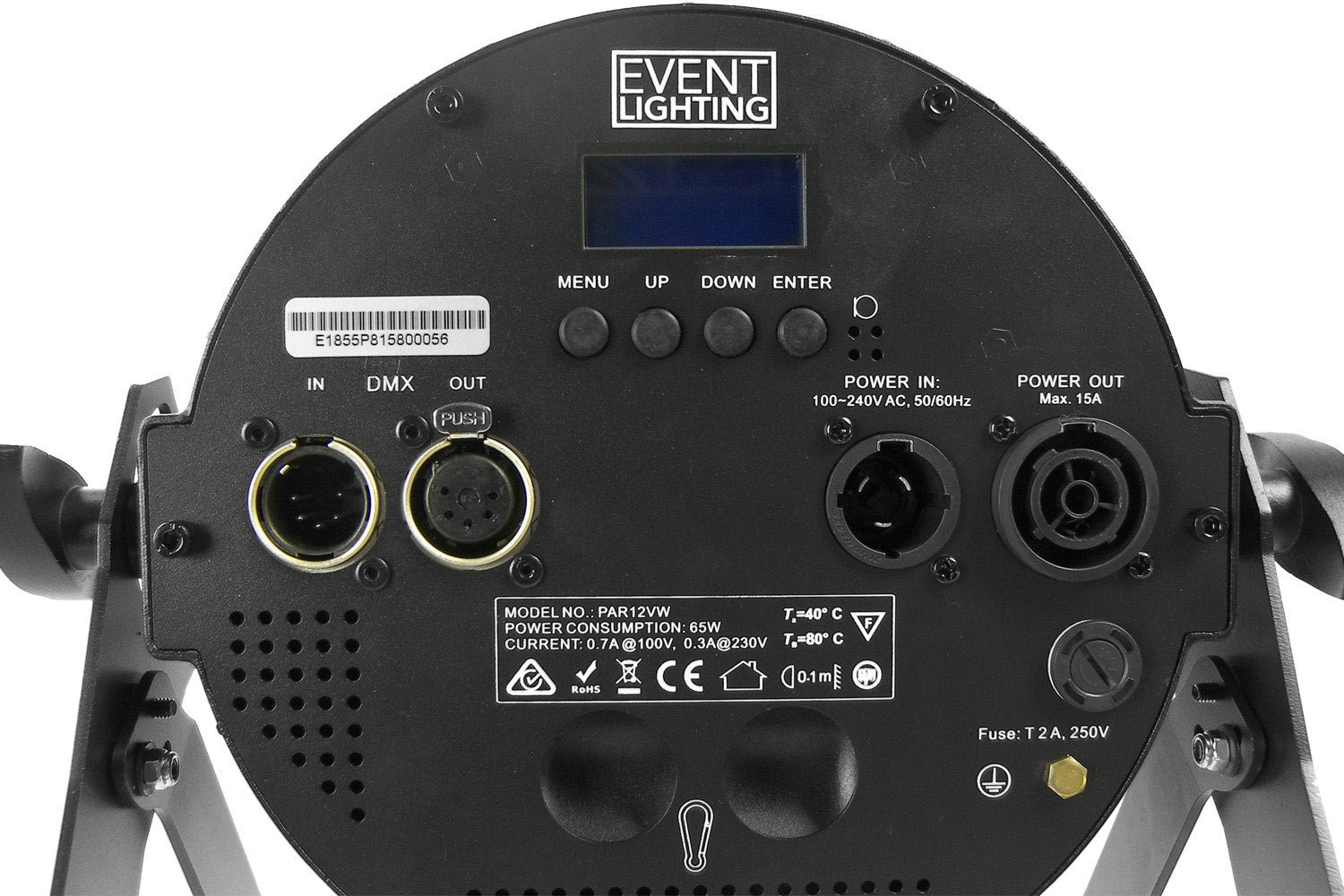 PAR12VW - Indoor Pro Par with 12 x 6W WW/CW/A LEDs - Image 2