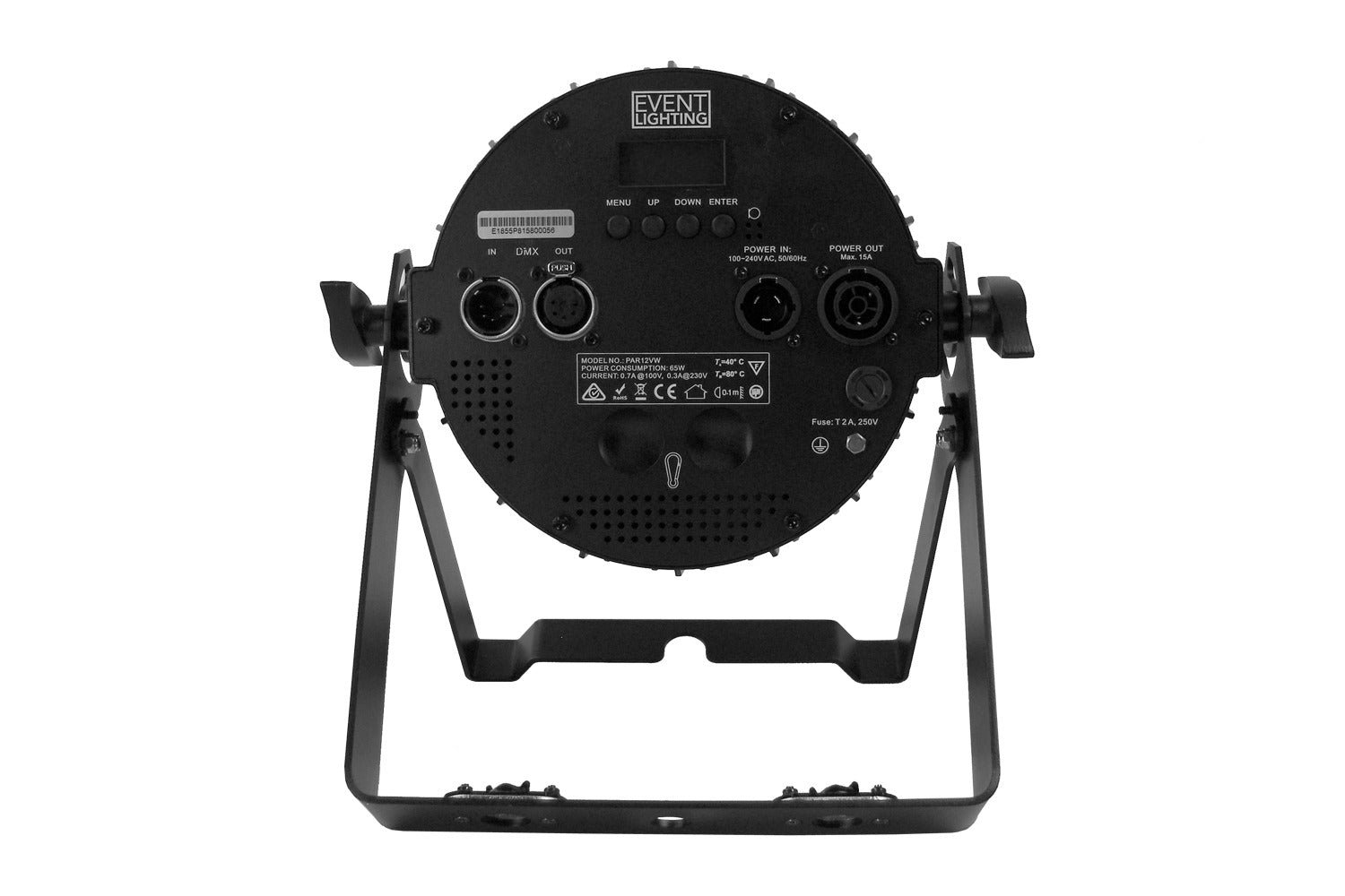 PAR12VW - Indoor Pro Par with 12 x 6W WW/CW/A LEDs - Image 4