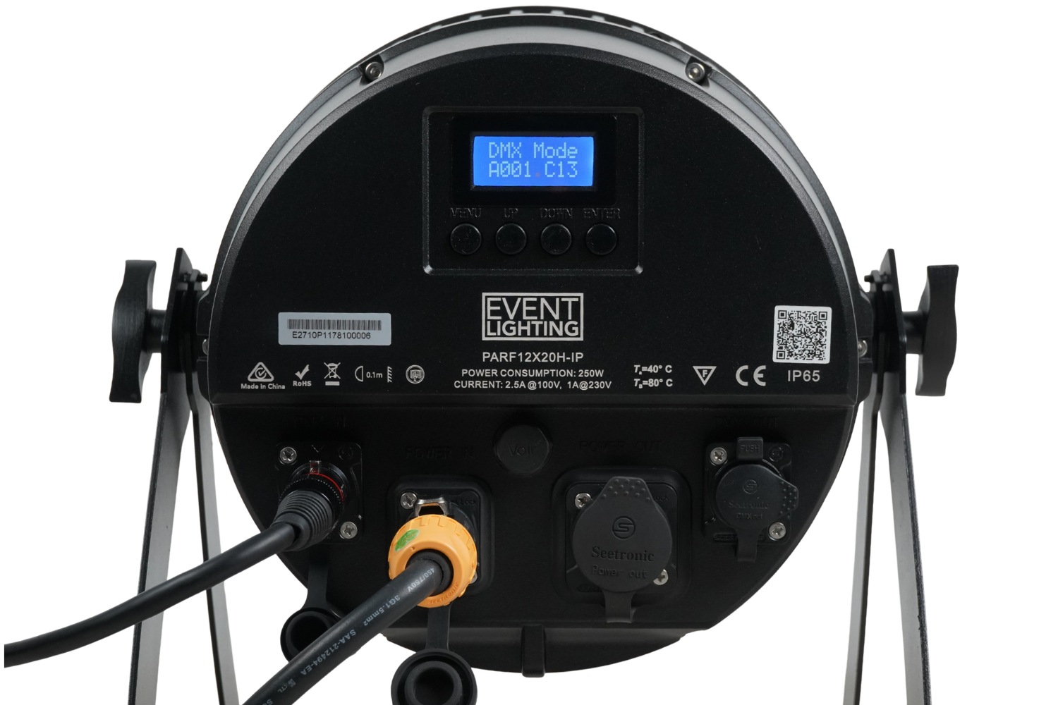 PARF12X20H-IP - IP65 Parcan with 12 x 20 RGBWAU LEDs with Electronic Frost - Image 14