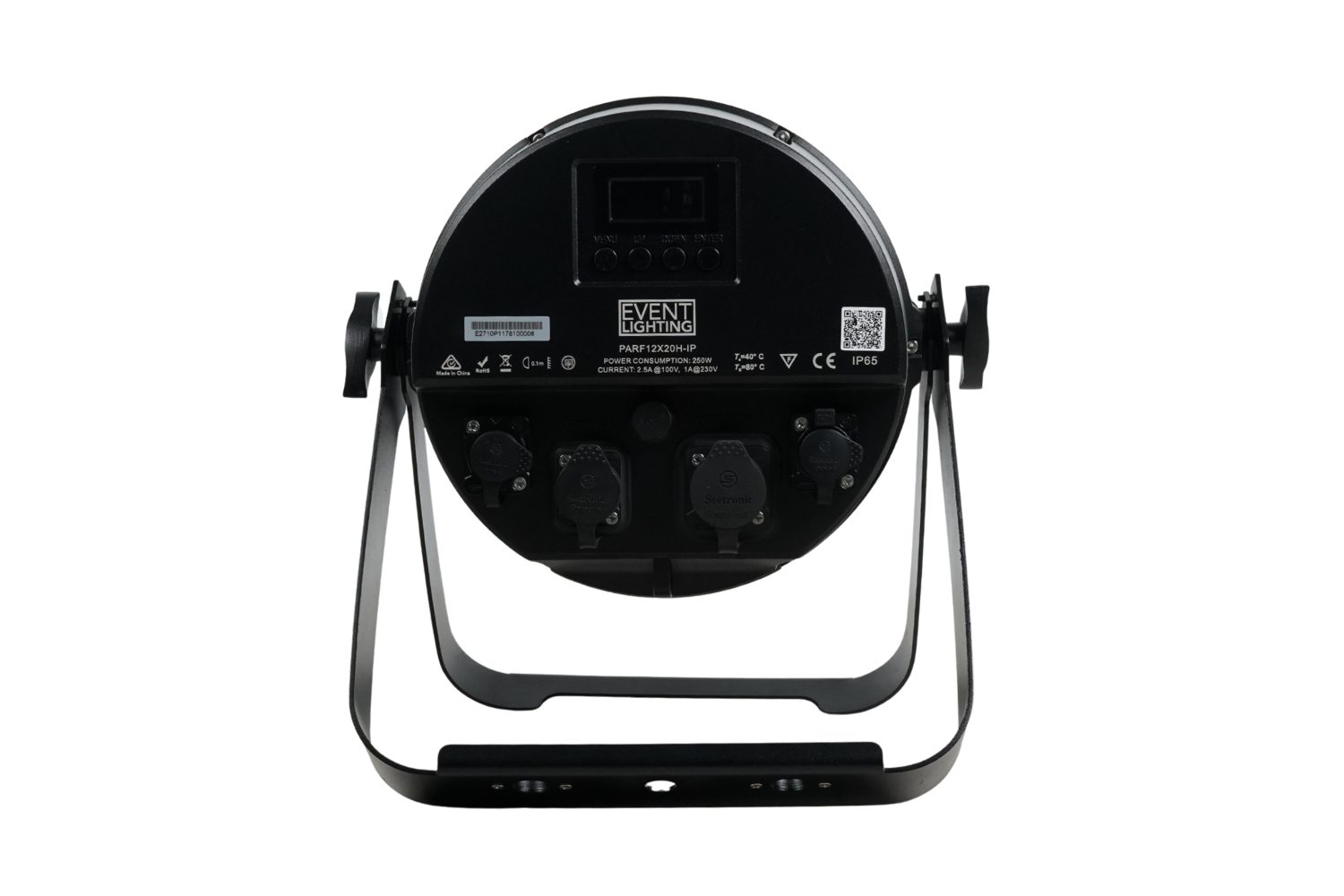 PARF12X20H-IP - IP65 Parcan with 12 x 20 RGBWAU LEDs with Electronic Frost - Image 17