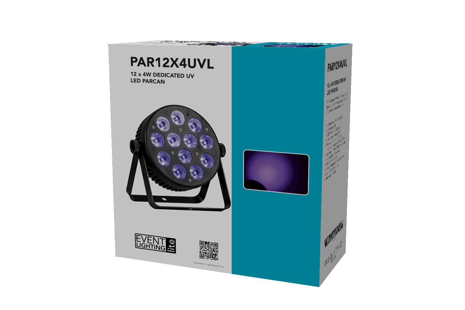 PAR12X4UVL - Indoor Dedicated UV Lite Par - Image 9