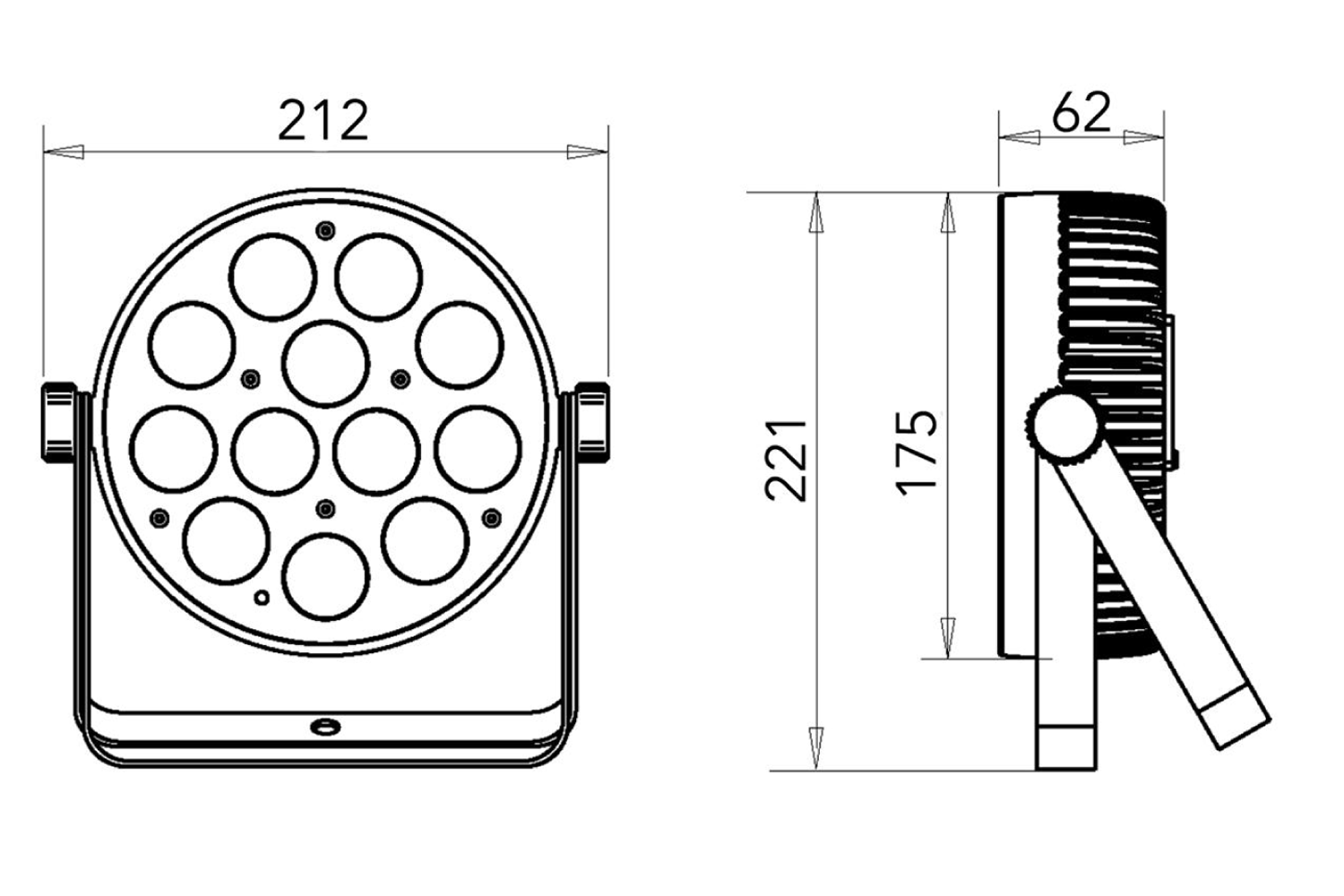 PAR12X4UVL - Indoor Dedicated UV Lite Par - Image 10