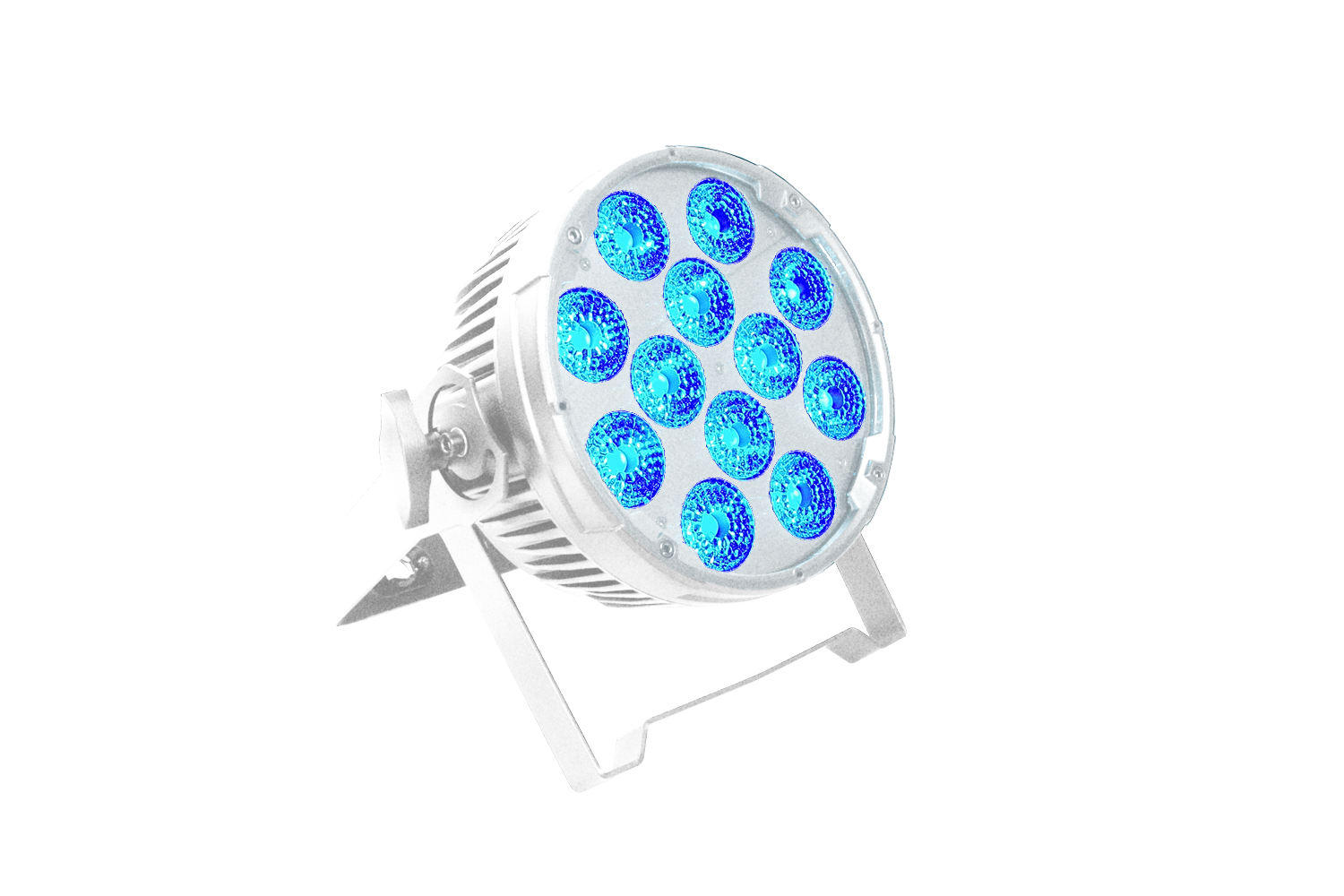 PAR12Q-WH - Indoor Pro Par with 12 x 8W RGBW LEDs (White) - Image 2