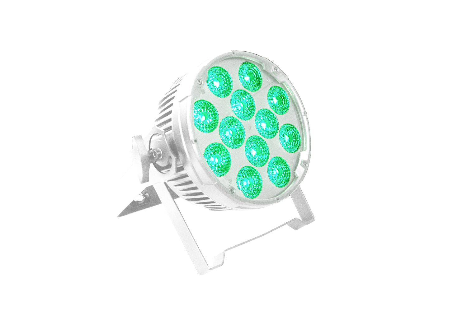 PAR12Q-WH - Indoor Pro Par with 12 x 8W RGBW LEDs (White)