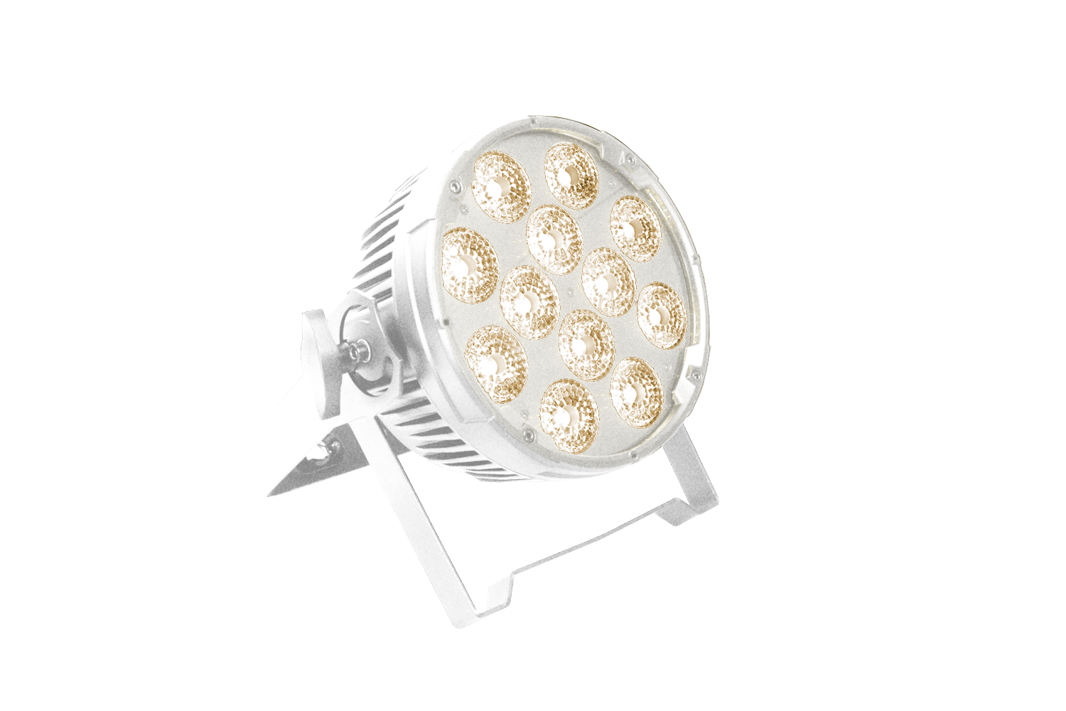 PAR12VW-WH - Indoor Pro Par with 12 x 6W WW/CW/A LEDs (White) - Image 3