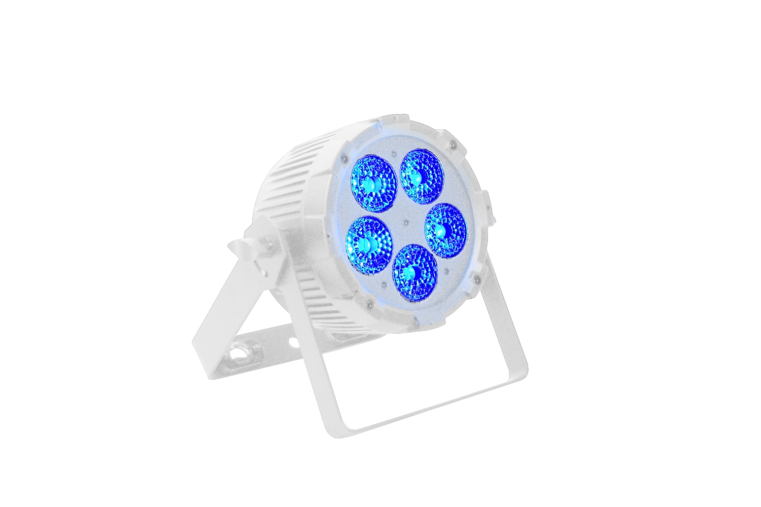 PAR5H-WH - Indoor Pro Par with 5 x 12W RGBWAU LEDs (White) - Image 8