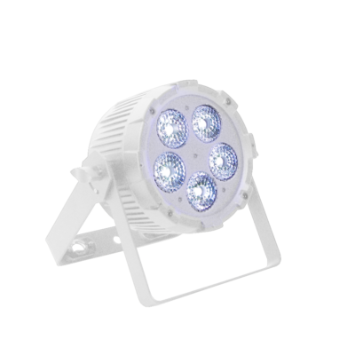 PAR5VW-WH - Indoor Pro Par with 5 x 6W WW/CW/A LEDs (White)