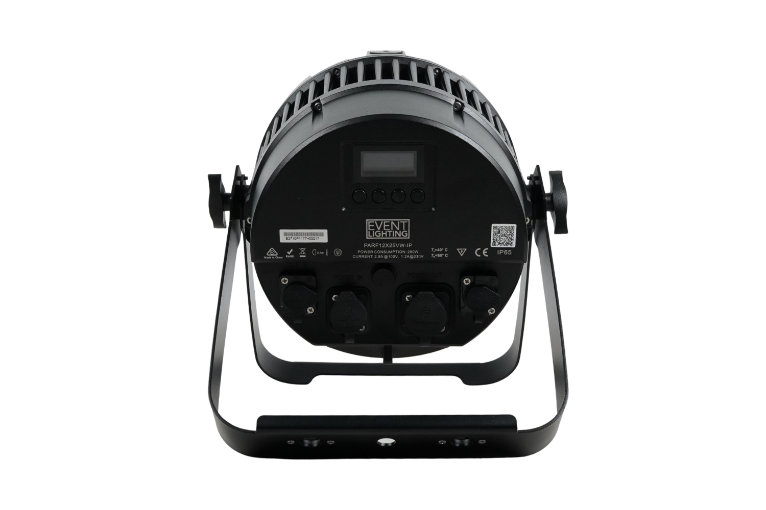 PARF12X25VW-IP - IP65 Parcan with 12 x 25 Variable White LEDs with Electronic Frost - Image 9