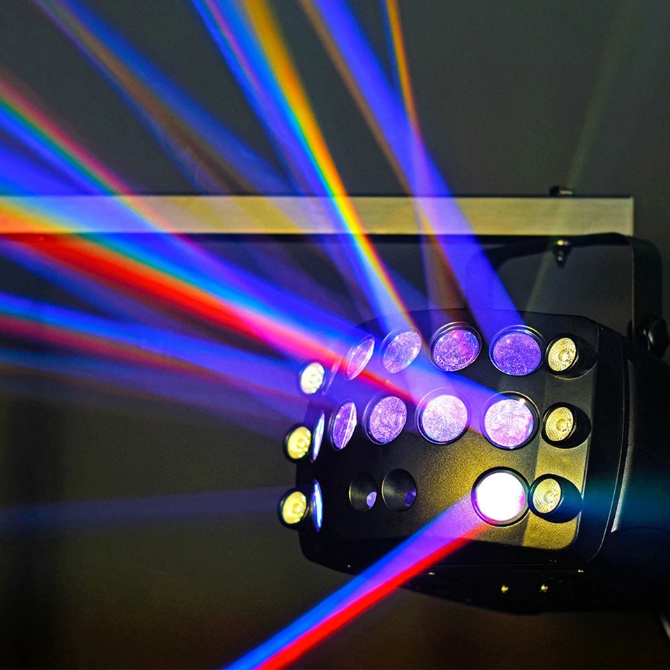 CR-Lite Butterfly 3-in-1 LED Laser DJ Disco Effect Light for Party and Stage - Image 3