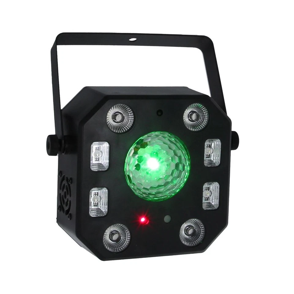 CR-Lite Penta Flash 5-in-1 DJ Disco LED Laser Strobe Effect Light for Parties - Image 7